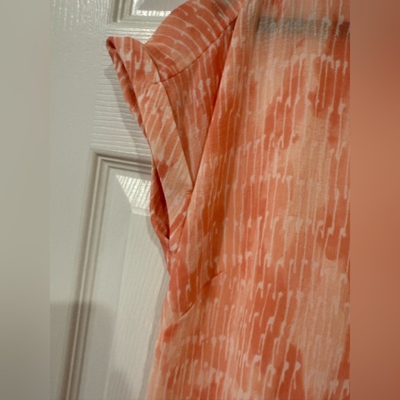 H by Halston Semi Sheer Tie Dye Button
Front Cover-up Shirt Dress - Picture 4 of 6